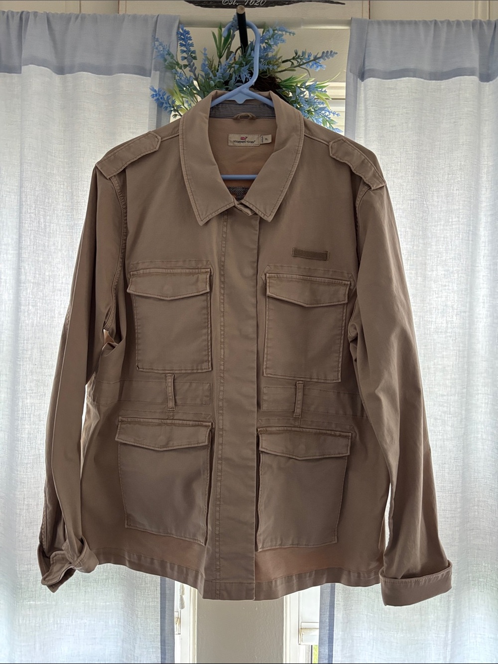 Vineyard Vines Tan Utility Field Jacket